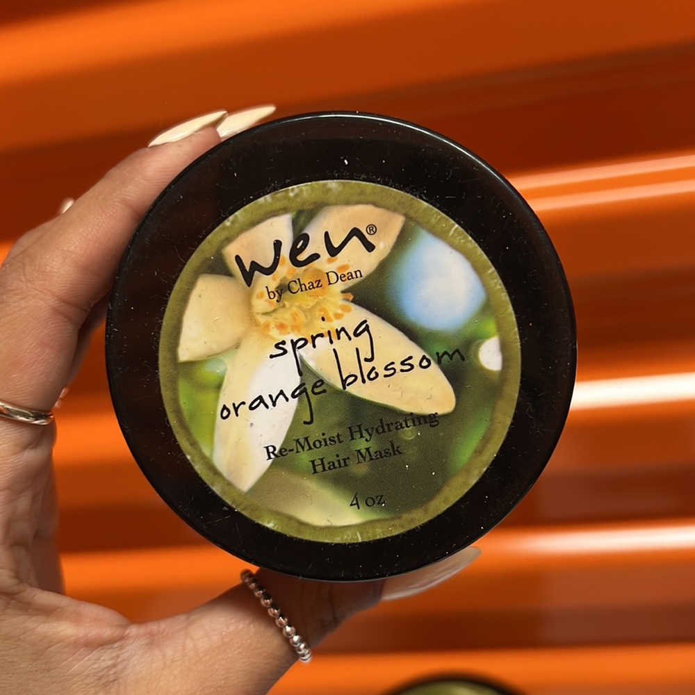 spring orange blossom hair mask